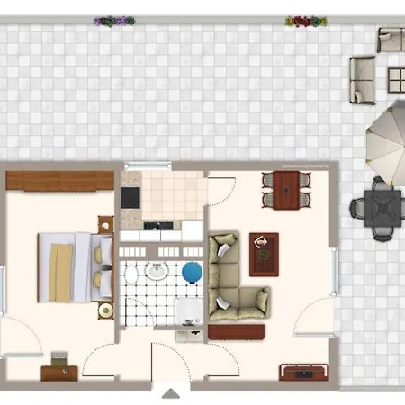 Ferienwohnungen Zeno Zenostrasse 5 Wohnung 28 Apartamento